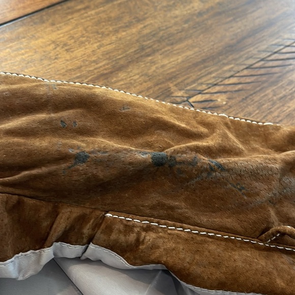 Wilson's Leather Jacket chocolate Brown Suede Size Medium Men's Vintage - Picture 16 of 16